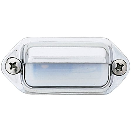 Peterson Clear Light Surface Mount Chrome Plated Housing White Housing Brass Housing V434